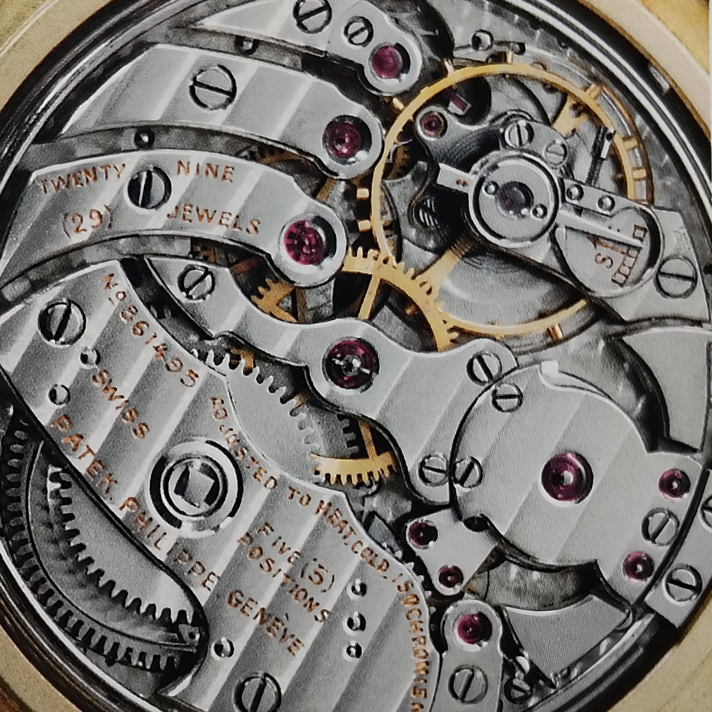 Patek Philippe movement engraved Patek Philippe Genève