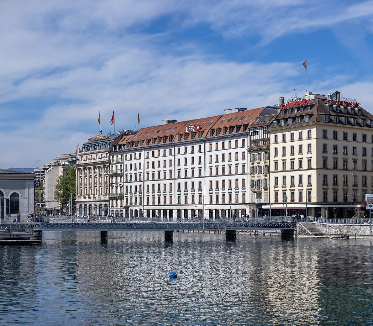 Quai des Bergues in Geneva, where the manufacture began
